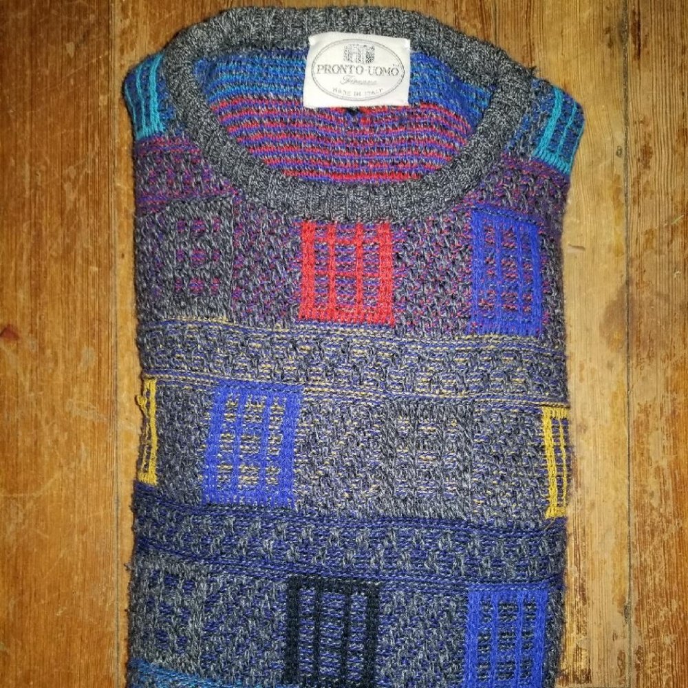 Vintage 90's Huxtable style sweater - Picture 3 of 4